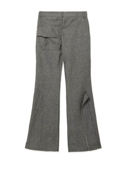Брюки Linen Panelled Raw-cut Pants