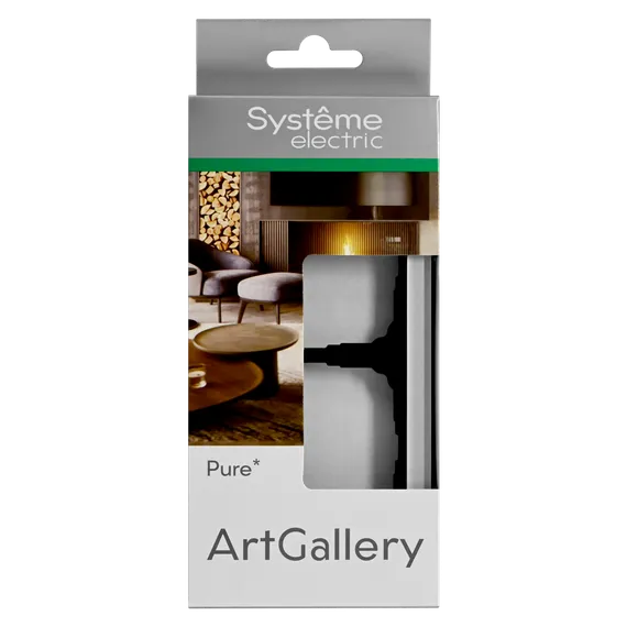 Рамка 2-м ArtGallery Pure органич. стекло алюм. SE GAL320302