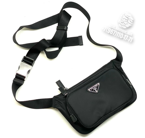 Поясная-нагрудная сумка Prada