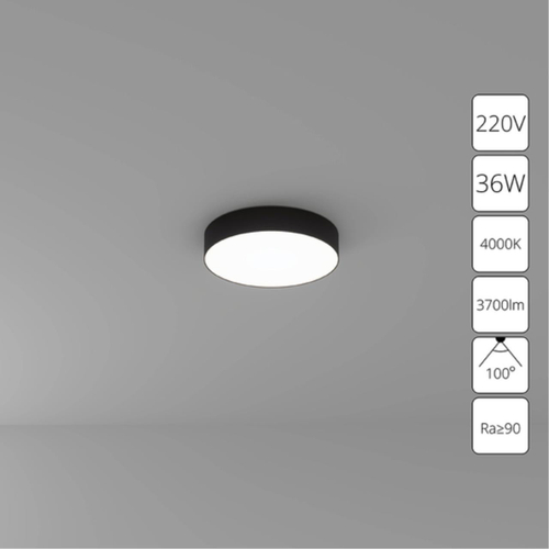 Потолочный светодиодный светильник Arte Lamp FADO A6635PL-1BK