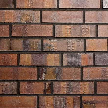 Плитка клинкерная фасадная Westerwalder Klinker Klinker Brick Rotbraun-bunt Spezial WK84S, NF 240х71х15 мм
