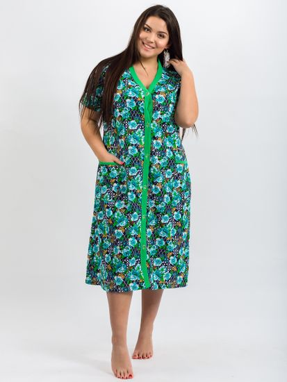 Халат женский на пуговице хлопок Ивановский трикотаж