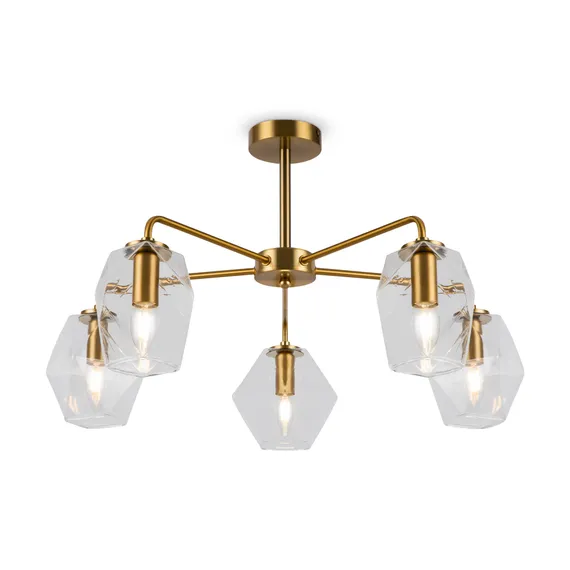 Люстра FR5177PL-05BS Измерение / Dimension E14x5 Freya fr5177pl-05bs