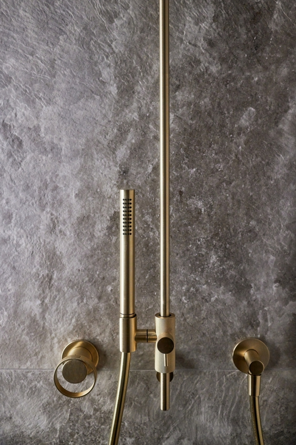 Шланговое подсоединение для душа Gessi Anello, настенное, цвет Brass Brushed PVD