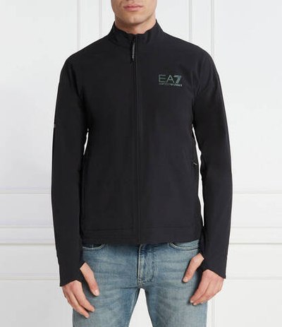 Худи EA7 - черный(3DPM31 PNFWZ)