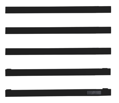 Встроенный ЭЛ. П-сушител на 5 полки (ЧЕРНЫЙ,квадрат)  ViEiR (3/1шт)