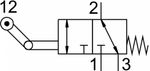 VMEF-KT-M32-M-G18 Распределитель с роликовым рычагом