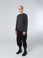 Лонгслив унисекс "Серость". Серый меланж