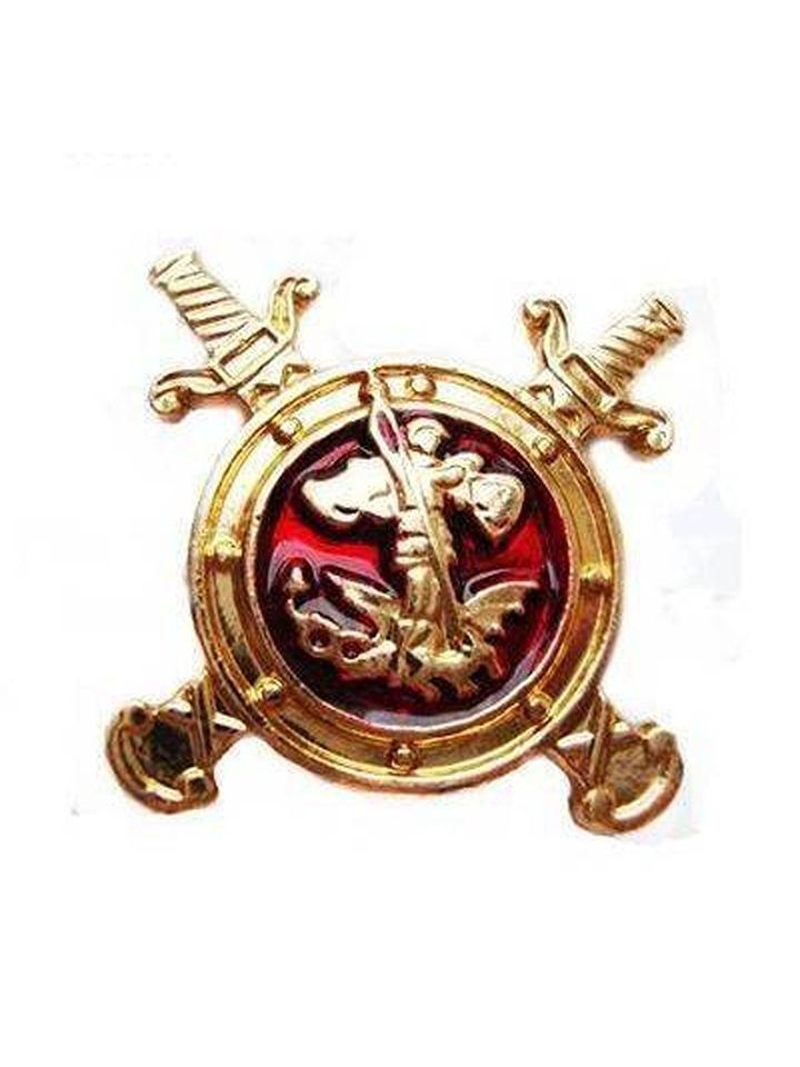 Эмблема петличная Полиция золото металл