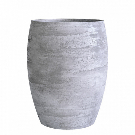 Кашпо OVAL CONCRETE GREY LIGHT D45 H66