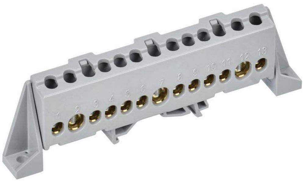 Шина L &quot;фаза&quot; в комб. изол. &quot;Стойка&quot; 8х12-13-Ср TEKFOR IEK TF-NN20-13-DP-K03