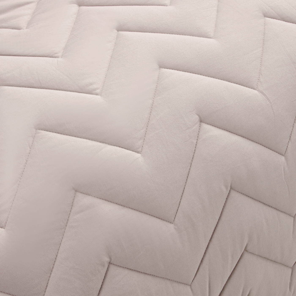 Покрывало 160х220 и наволочка 50х70 Sofi De MarkO Робби светло-бежевое