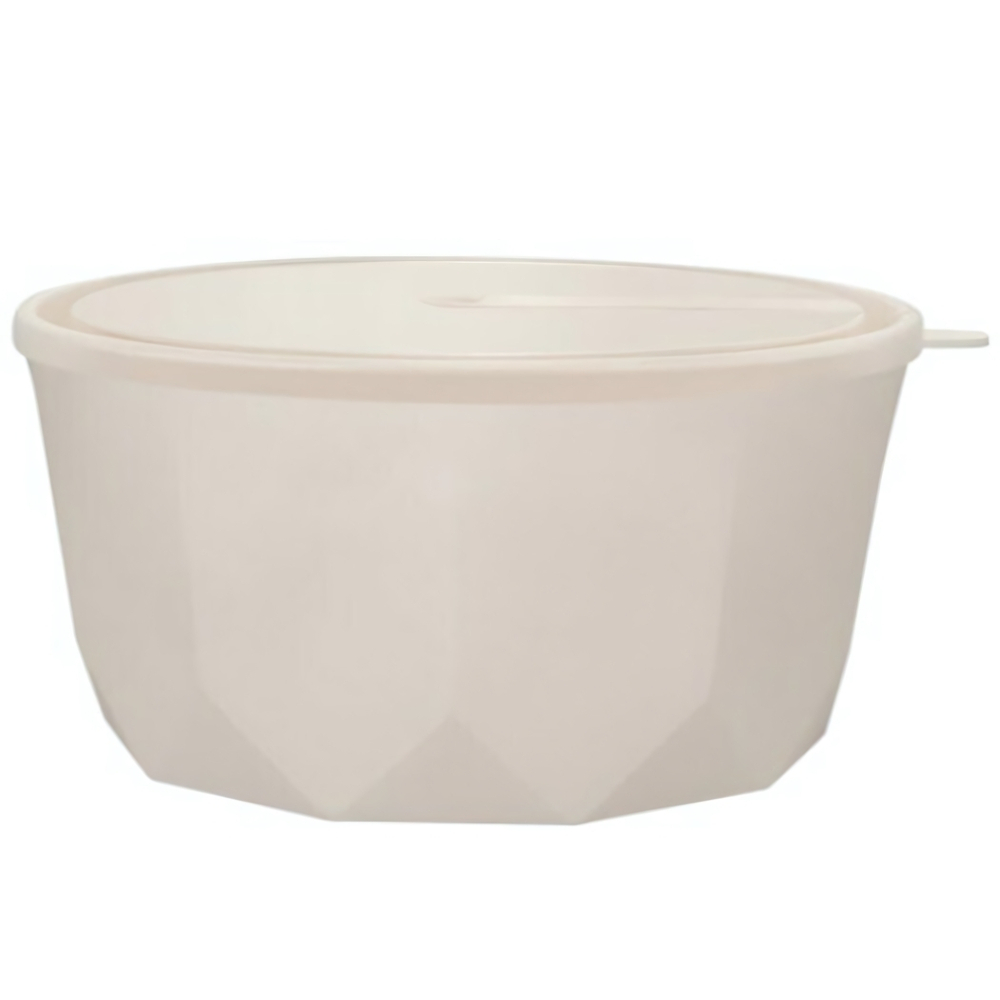 Салатник Plast Team STOCKHOLM с крышкой 4,6 л молочный туман