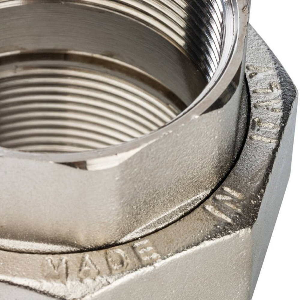 Соединение быстроразъемое (американка) STOUT SFT 0034 - 2" (ВР/ВР, латунь никелированная, металл по металлу)