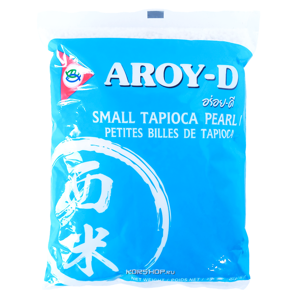 Тапиока в шариках (маленькие) Aroy-D Small Tapioca Pearl 454 г