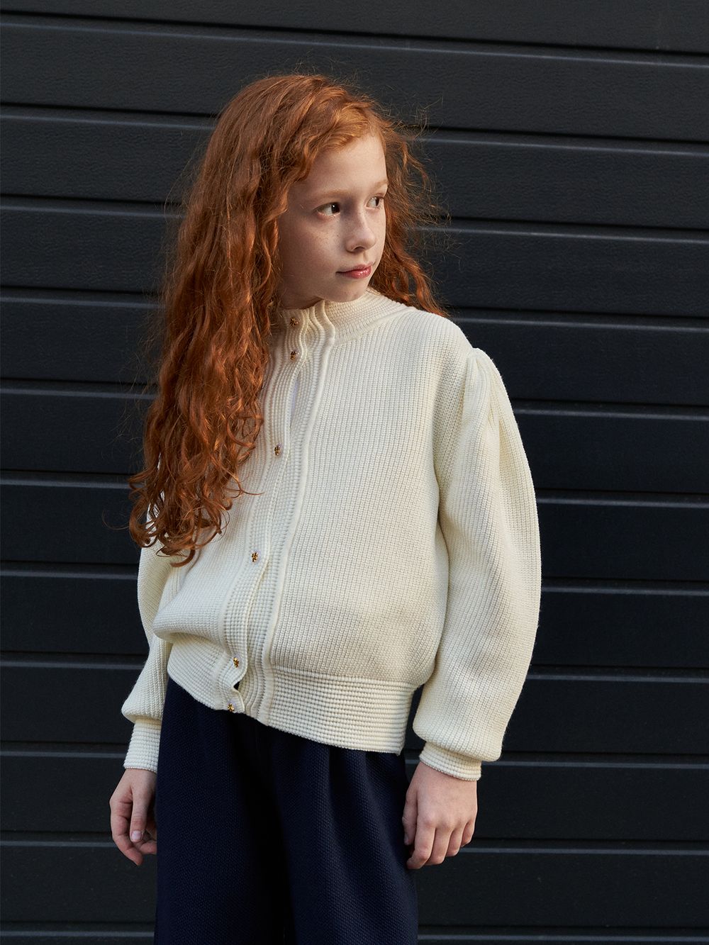 Кардиган для девочки AT1058 молочный