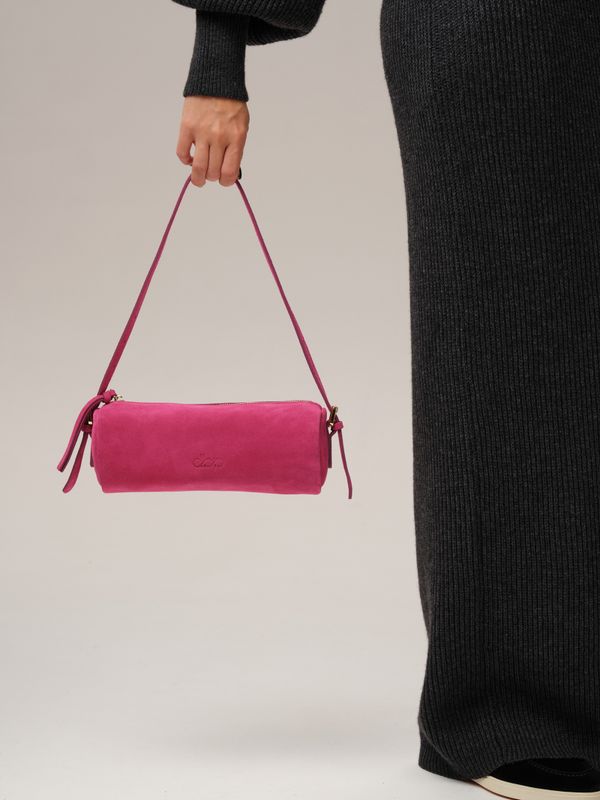 Замшевая сумка DBR 31343 розовый тюльпан