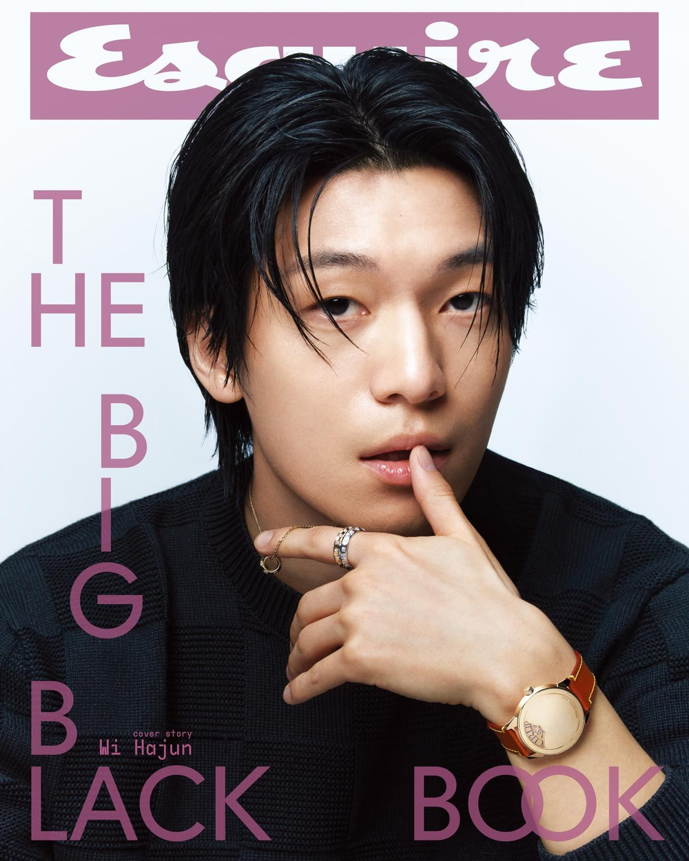 публикация esquire THE BIG BLACK BOOK - 2025.06 Wi HaJun