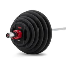 Диски олимпийские обрезиненные с двумя хватами 2,5 кг REBEL (пара)