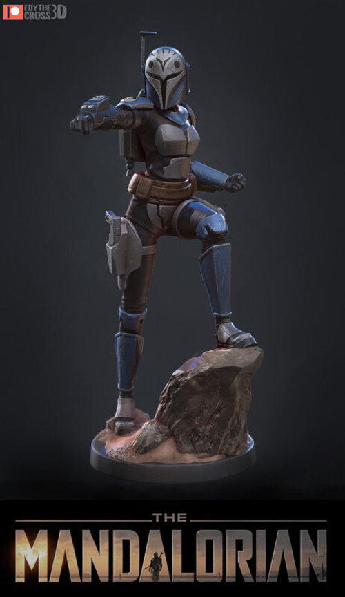 Мандалорец Bo Katan Kryze Звездные войны The Mandalorian Коллекционная Фигурка Аниме