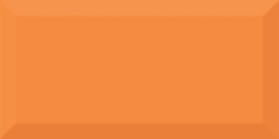 Настенная плитка Monocolor Naranja Biselado Brillo 10x20