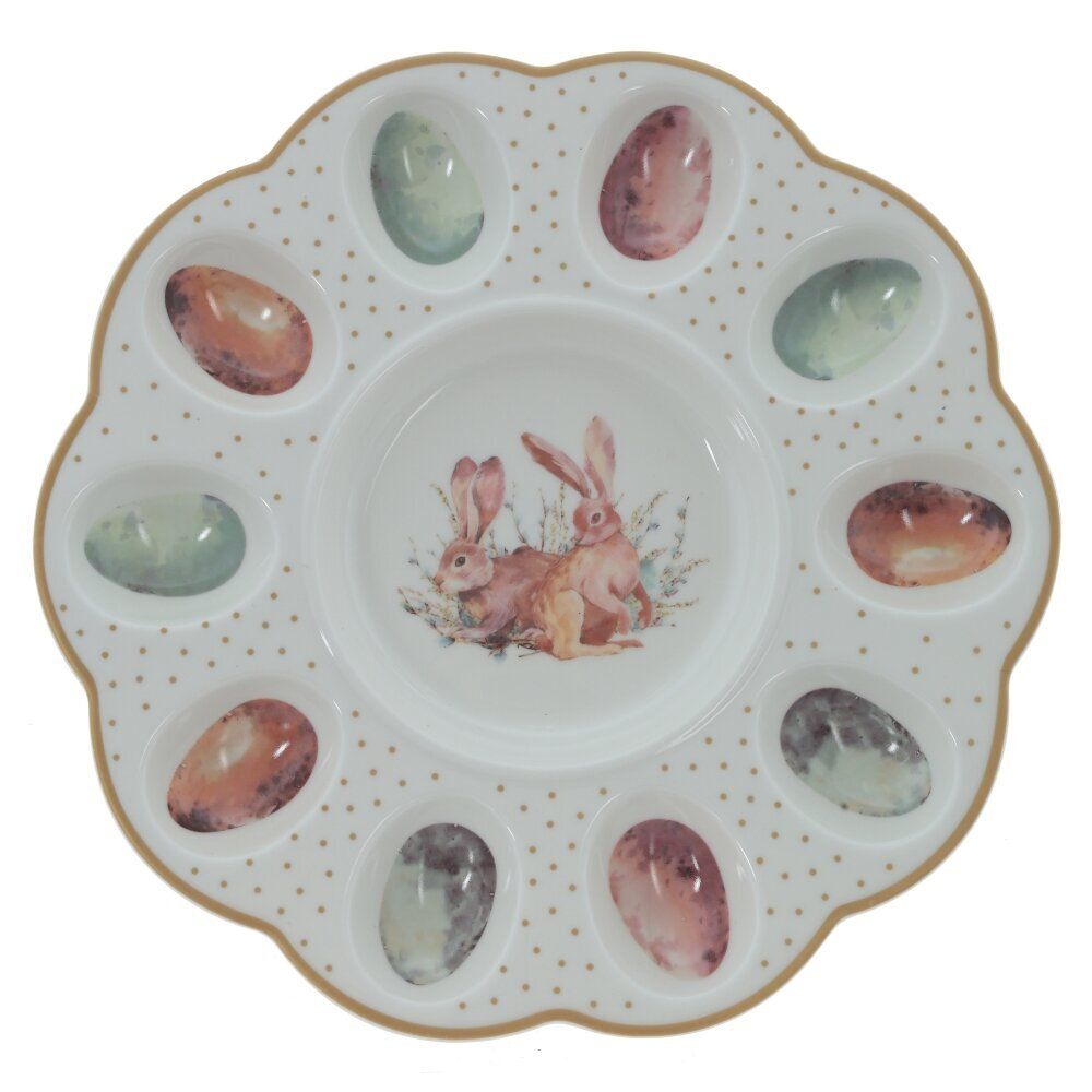 GAEM Тарелка для 10-ти яиц, L25,5 W25,5 H2 см