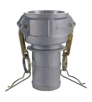 Кулачковое соединение тип C, розетка с хвостовиком 1.1/2 (алюм.)