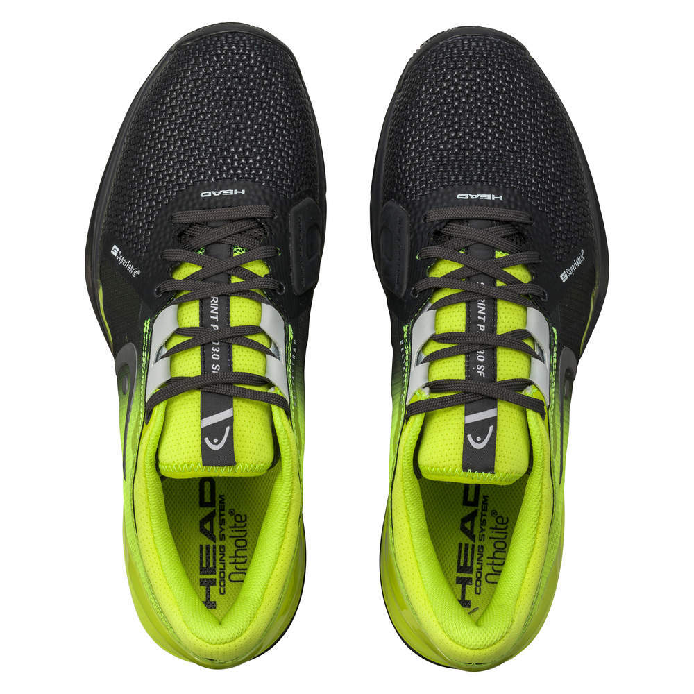 Женские теннисные кроссовки Head Sprint Pro 3.0 SF Clay Women - black/lime