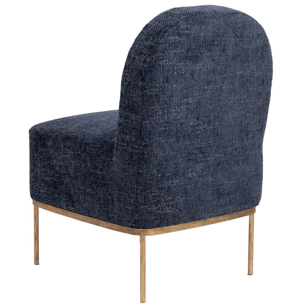 Кресло Monstera Deliciosa (Монстера) Темно-синий Амбер