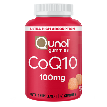 Qunol, Коэнзим Q10, Coenzyme CoQ10 100 mg, 60 жевательных таблеток