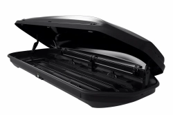 Автобокс на крышу автомобиля "Cybort Prime" 550 л (черный металлик) / ТюнАвто
