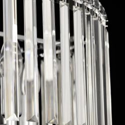 Citilux Джейн CL306161 Хрустальная подвесная люстра Хром