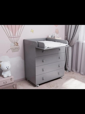 Комод пеленальный Incanto Nova 800/4 (серый)