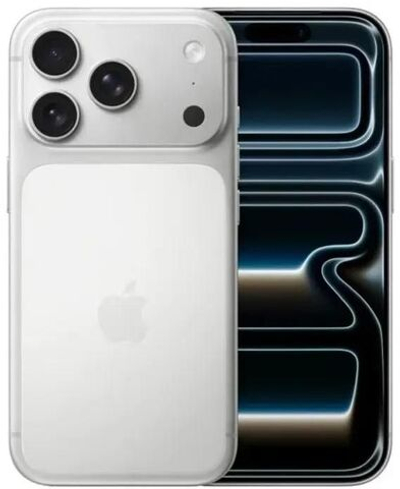 6.3" Смартфон Apple iPhone 17 Pro 512Gb,  A3522,  NFC,  OLED,  120Гц,  серебристый