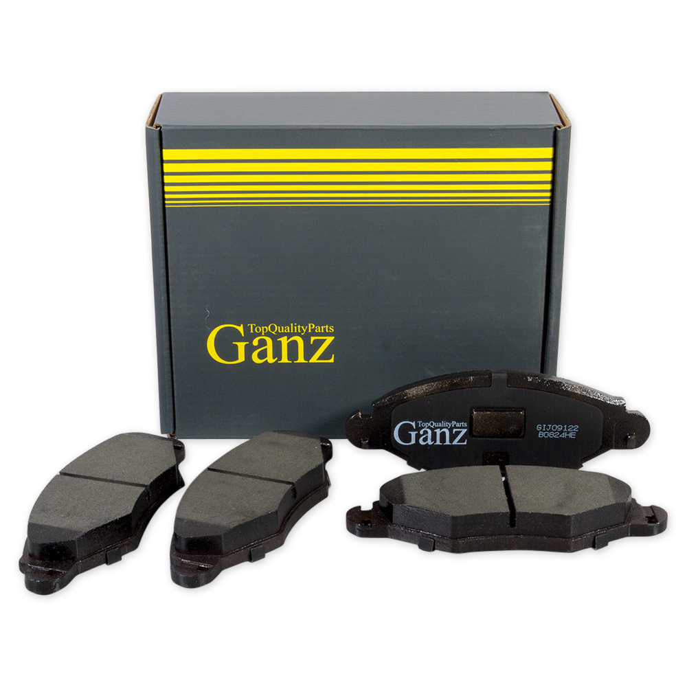 Колодки GANZ передние PEUGEOT 206 2A / C1.1, 1.4, 1.6 Арт.:GIJ09122