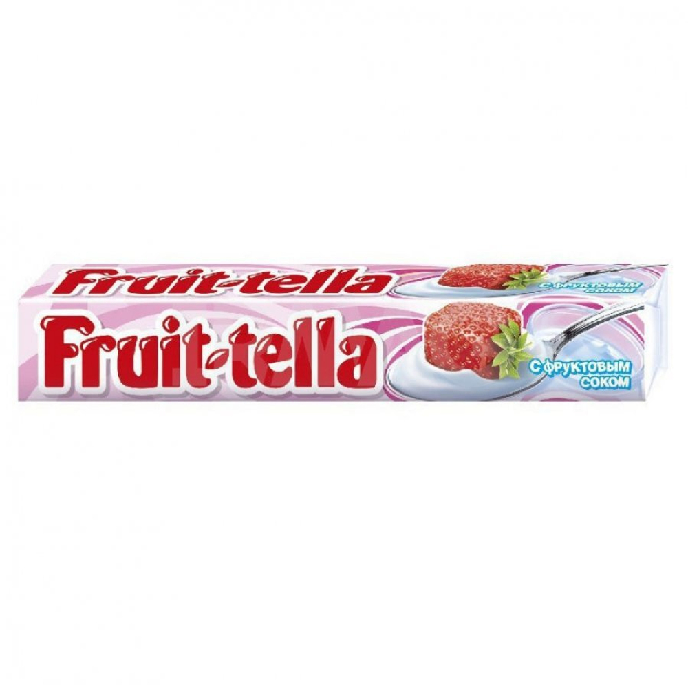 Конфеты жевательные Fruit-tella Клубничный Йогурт (41 г)
