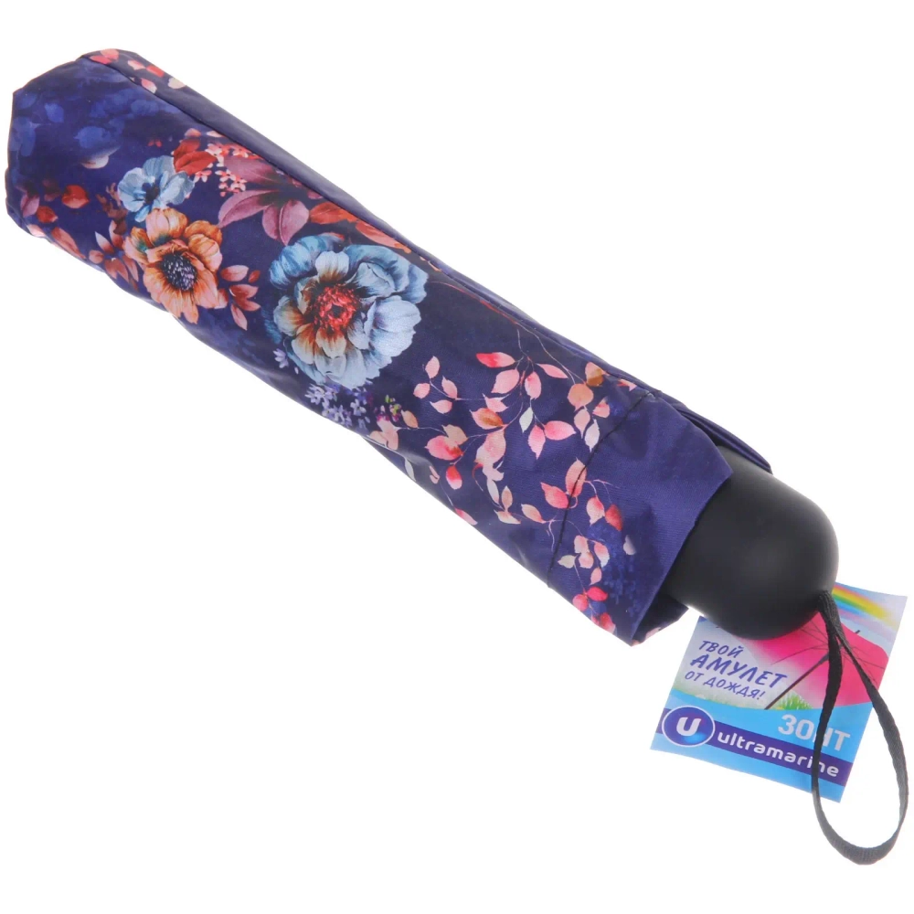 Зонт механический ветроустойчивый, матовая ручка «BESTzontik - exoticа», микс цвет, длина 25см, d-110см