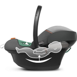 Коляска 3 в 1 Cybex Priam IV Matt Black complete и автокресло Aton S2 i-Size Lava Grey Cozy Beige