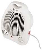 Тепловентилятор Союз ТВС-2000, белый, спиральный нагреватель, механическое управление