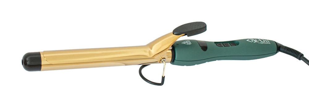 Плойка профессиональная для завивки волос с золотым титановым покрытием Лонг 32мм