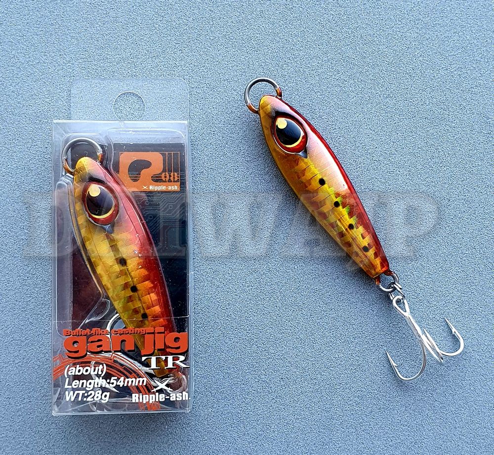 Пилькер TSURUGIYA GAN JIG 28g Red Gold