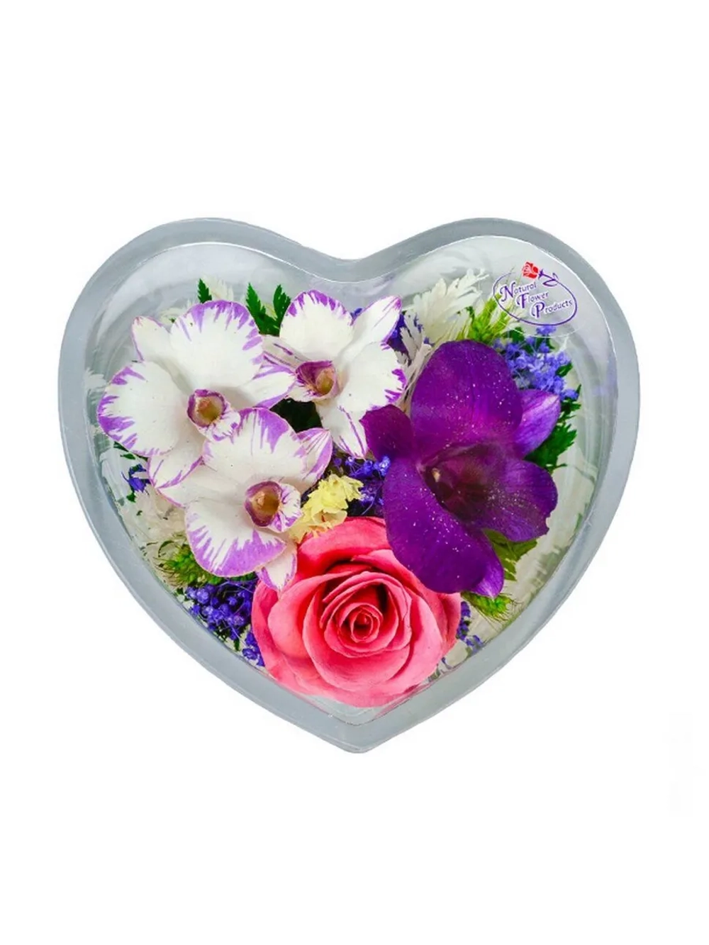 натуральные цветы в стекле, вакуум 01.11