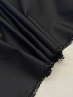 Хлопок с шелком костюмно-плательный черный