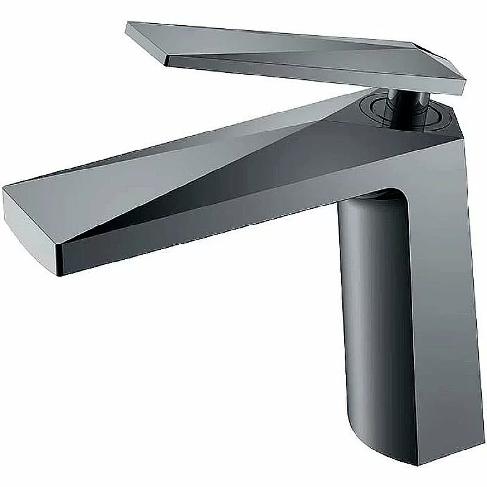 Смеситель для раковины Boheme Venturo 371-SGM сталь глянец