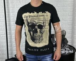 Футболка Philipp Plein Times Skull премиум