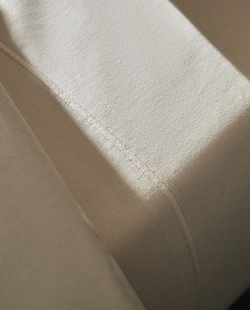 Zara Home - Простыня из сатина с подолом (300 нитей), экрю, 160x280 см