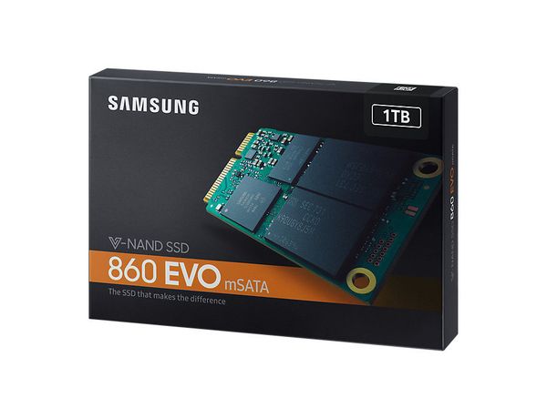 SSD диск Samsung 860 EVO mSATA 1000GB (1TB) MZ-M6E1T0BW