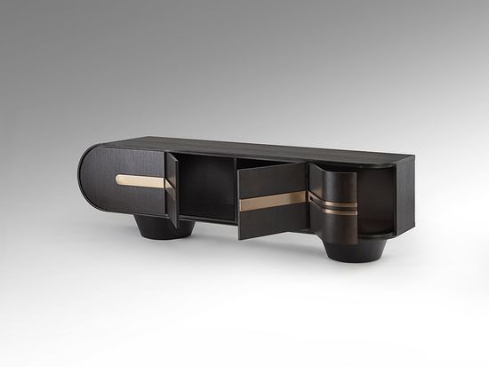 Luca Тумба под ТВ темный дуб