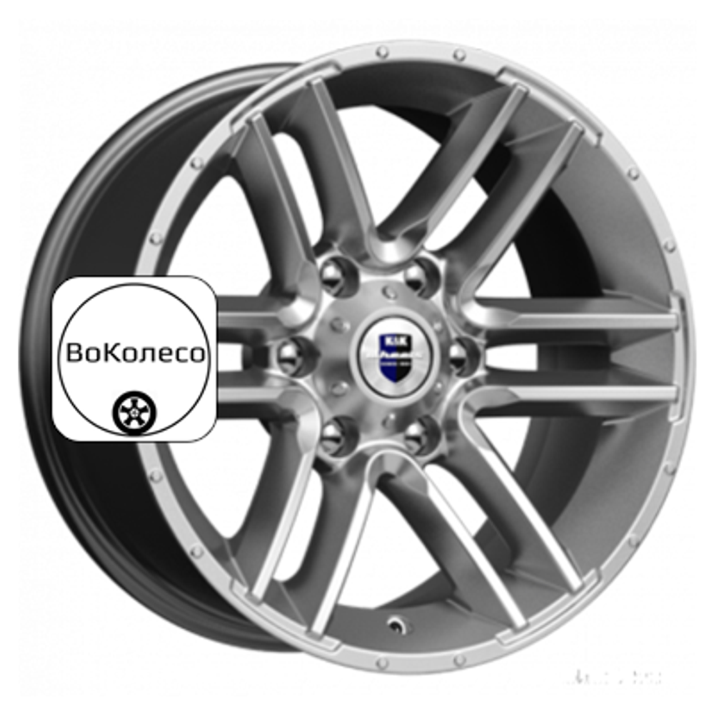 8x17/6x139,7 ET-10 D106,1 Алгама (КС762) Дарк платинум K&K