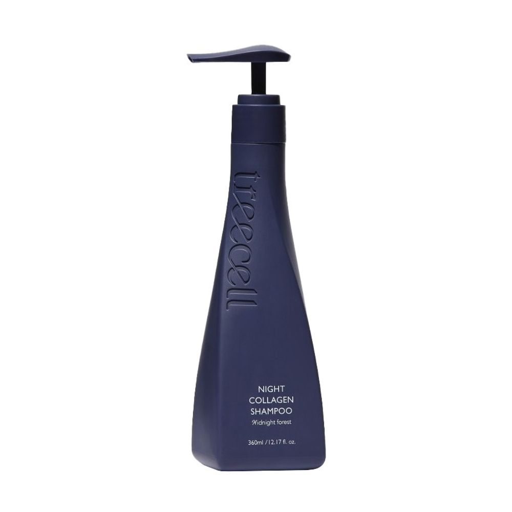 TREECELL  Ночной шампунь для волос с коллагеном Полночь в лесу- Night Collagen Shampoo Midnight Forest , 360мл